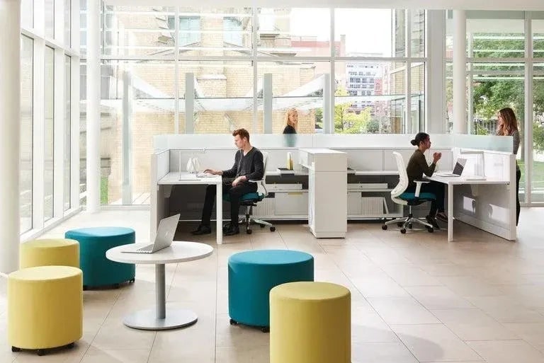 2000s Teknion Collaborative Ottomans - a Pair - 7