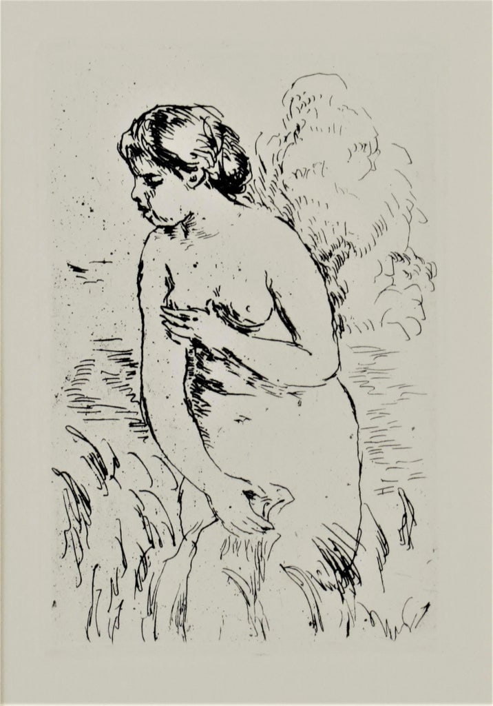 Pierre Auguste Renoir, Baigneuse Debout a mi Jambes - 2