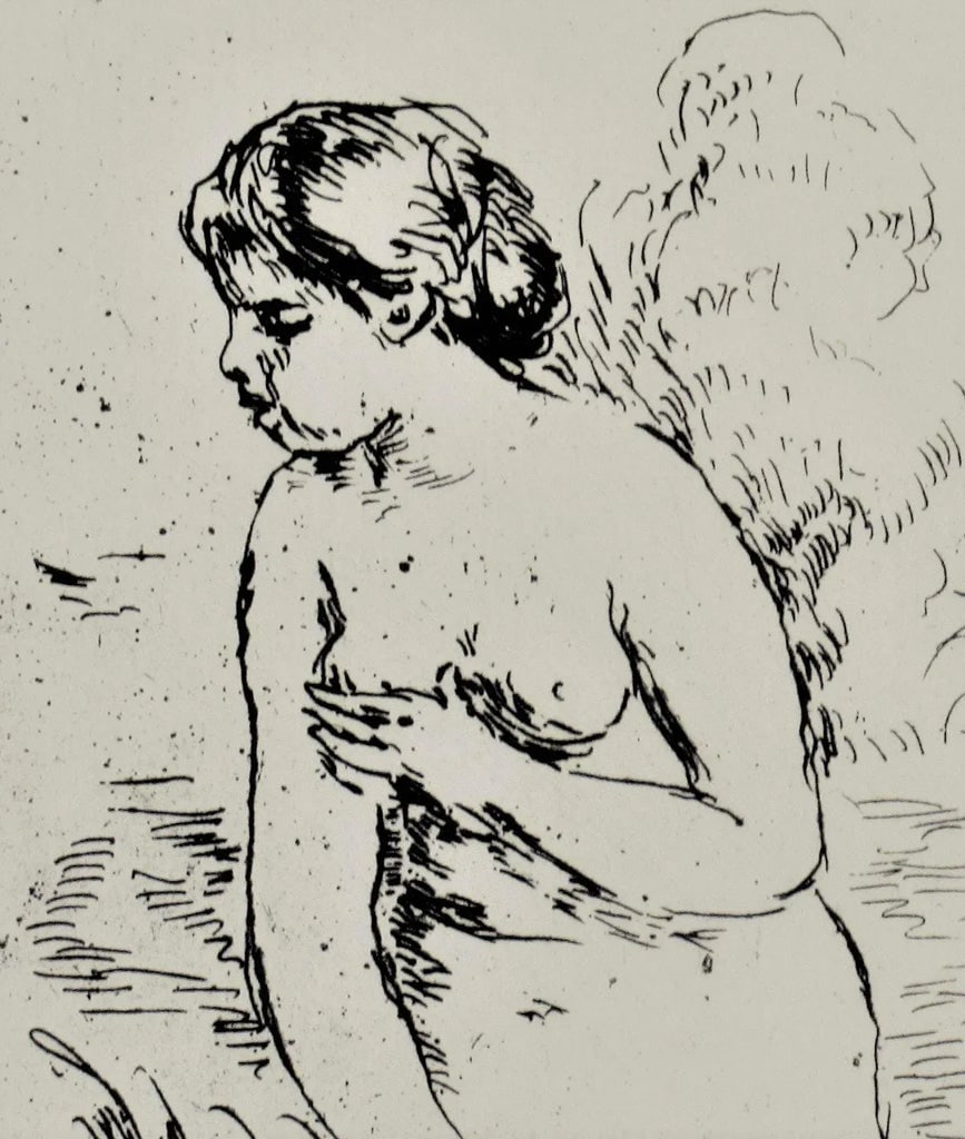 Pierre Auguste Renoir, Baigneuse Debout a mi Jambes - 3