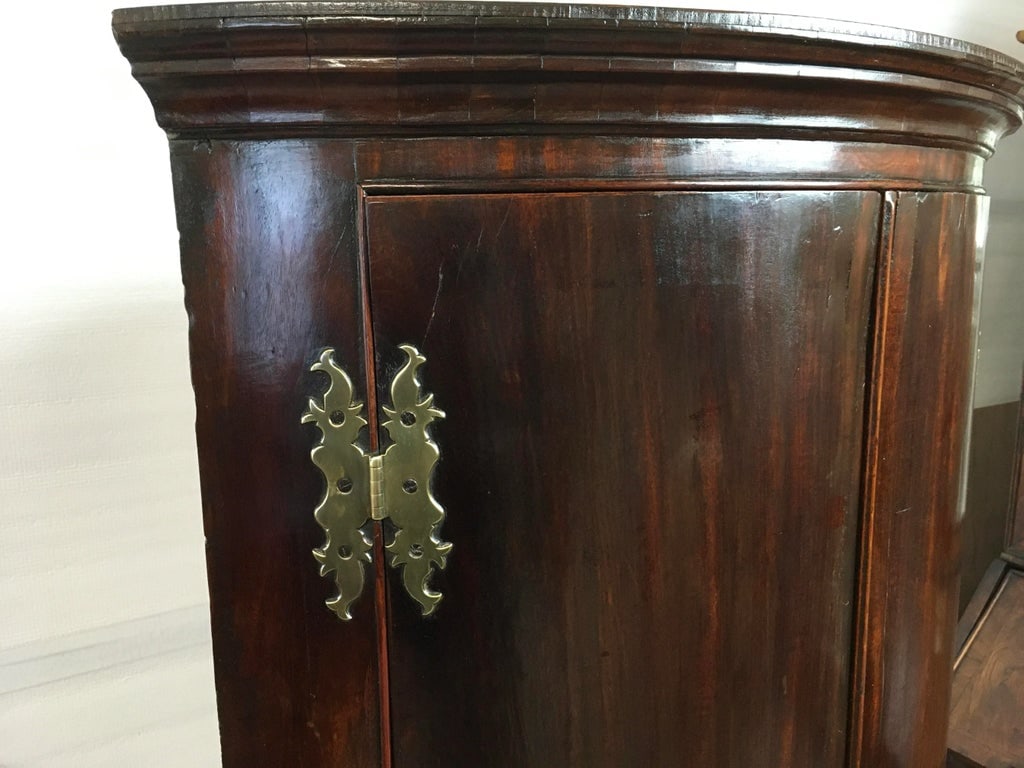 English Hanging Corner Cupboard - 2