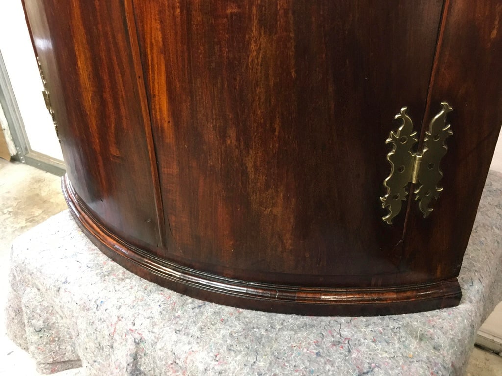 English Hanging Corner Cupboard - 6