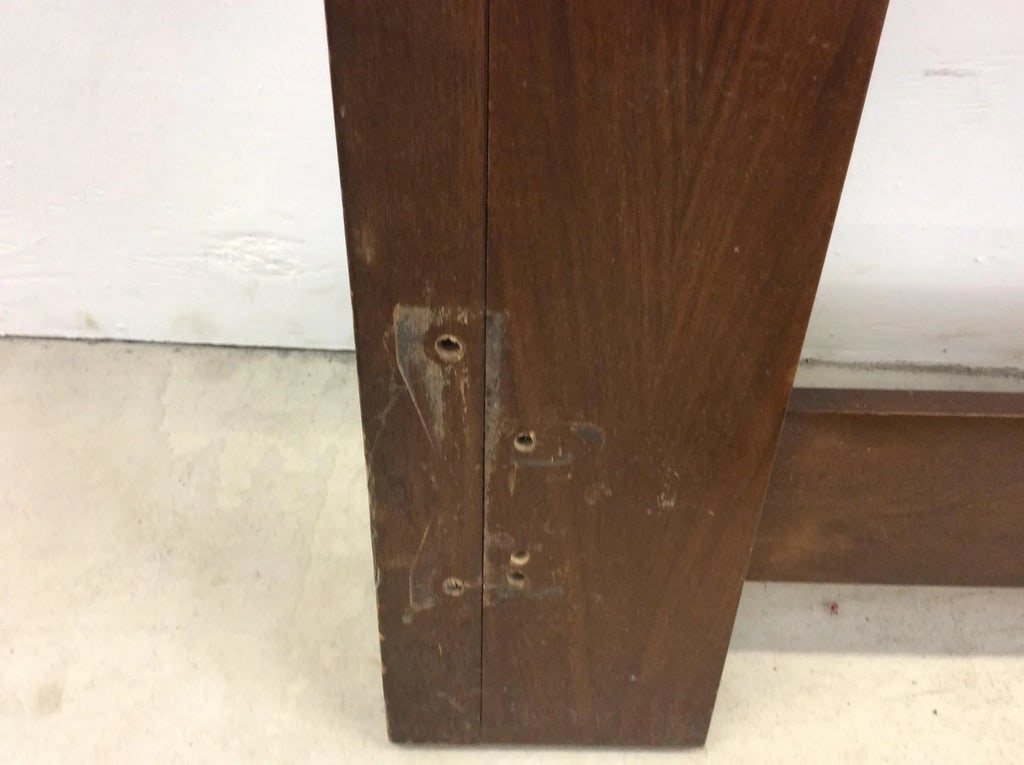 Mid Century Modern King Sized Walnut Headboard - 3