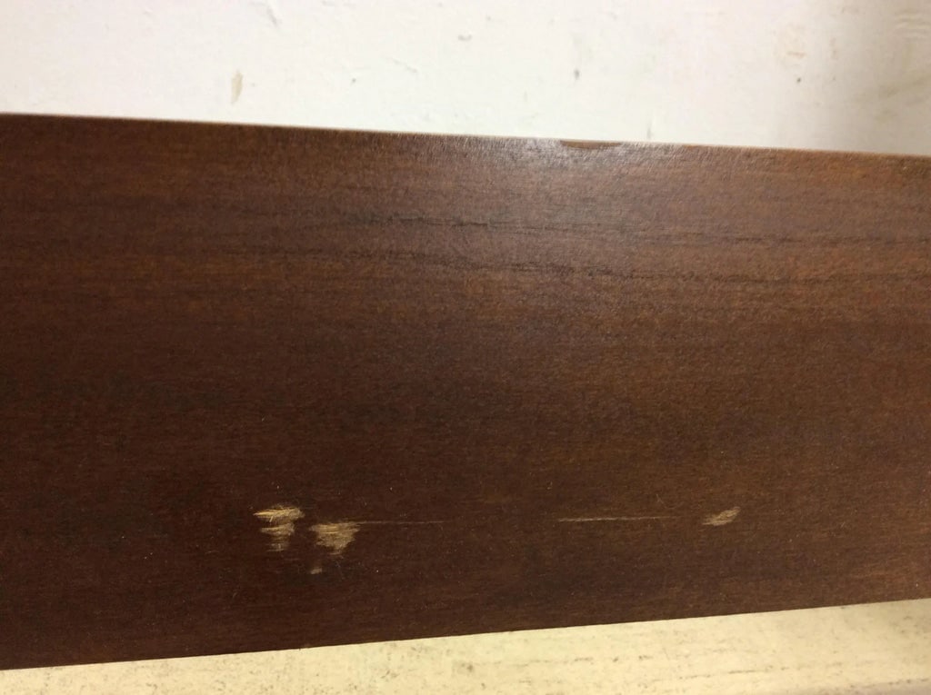 Mid Century Modern King Sized Walnut Headboard - 7