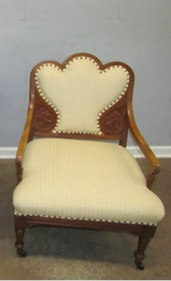 Early 20th Century Antique Aesthetic Movement Arm Chair - 2