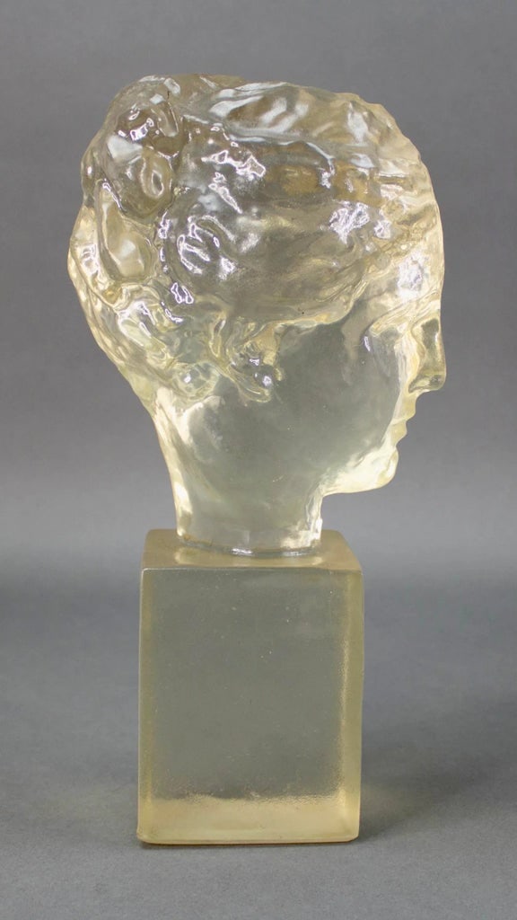 Dorothy Thorpe Vintage Resin Acrylic Lucite Venus De Milo Female Bust Sculpture - 3