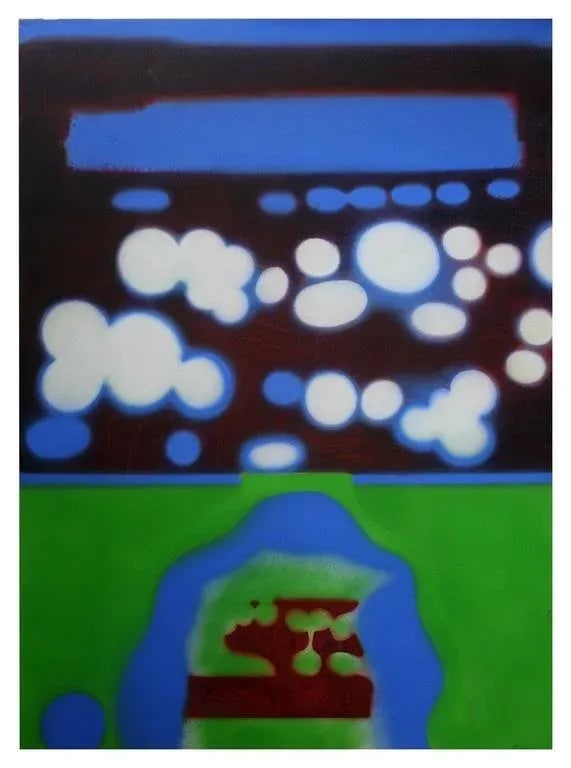 "Rocky Image II" Original Painting by Erle Loran - 2