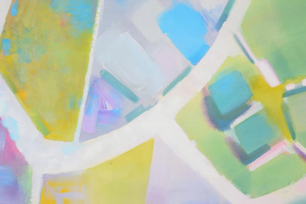 Tidal Planes Abstract Expressionism Painting by Erle Loran - 2