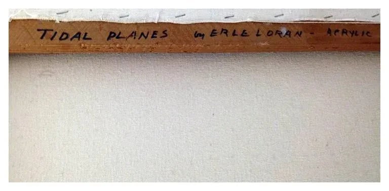 Tidal Planes Abstract Expressionism Painting by Erle Loran - 4