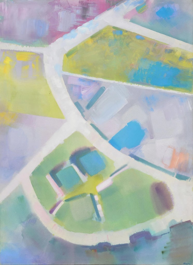 Tidal Planes Abstract Expressionism Painting by Erle Loran - 5