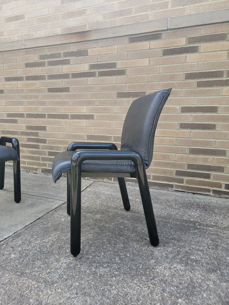 1980s Guido Faleschini "Dilos" Dining Chairs- - a Pair - 2