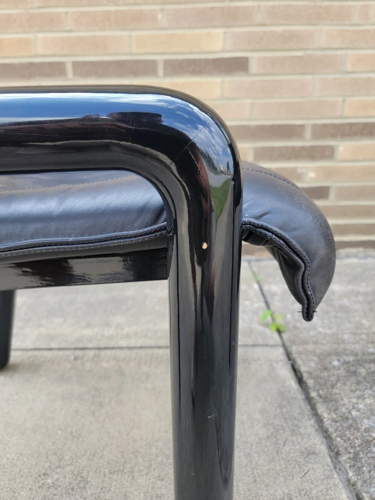 1980s Guido Faleschini "Dilos" Dining Chairs- - a Pair - 7
