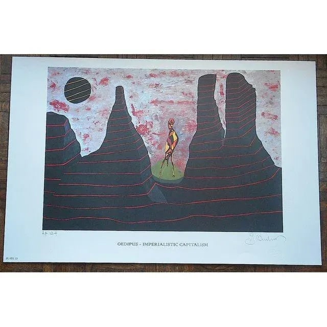 Signed Limited Edition Print by George Andreas-Elephant Folio - 2