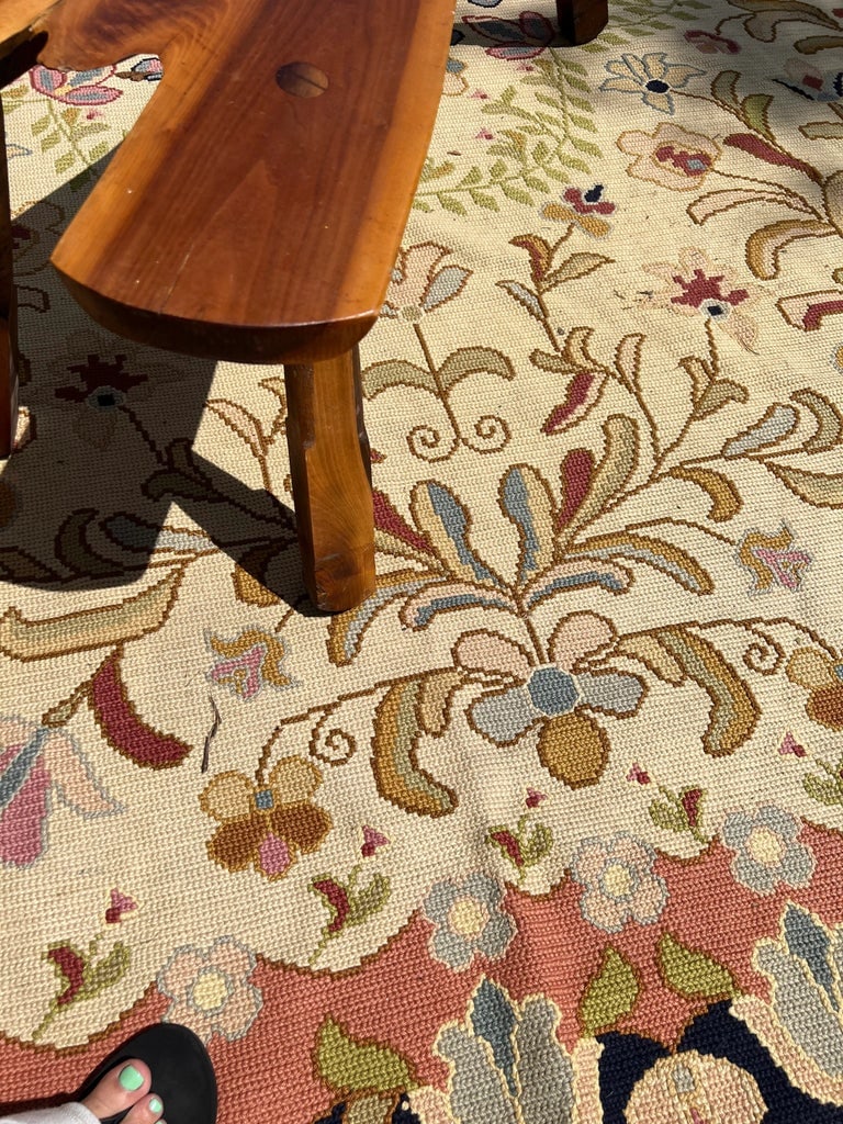 Mid 20th Century Organic Modern Split Wood Live Edge Bench - 2