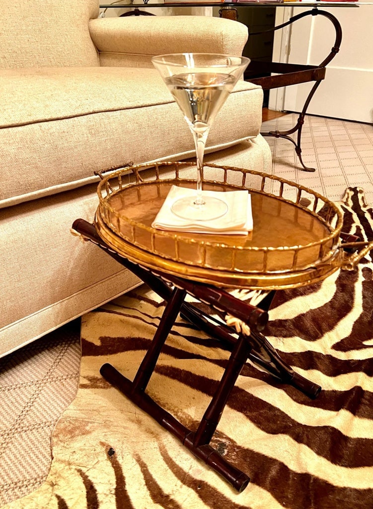 Asian Folding Fishermans Bamboo and Rope Stool - 7