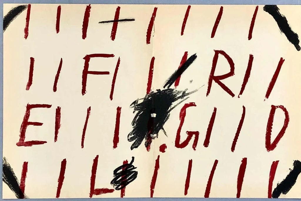1960s Antoni Tapies Lithograph - 2