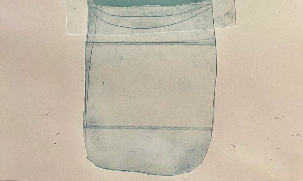 A Vase of Shared Leaves Still Life Collage by Lisa Lightman - 4