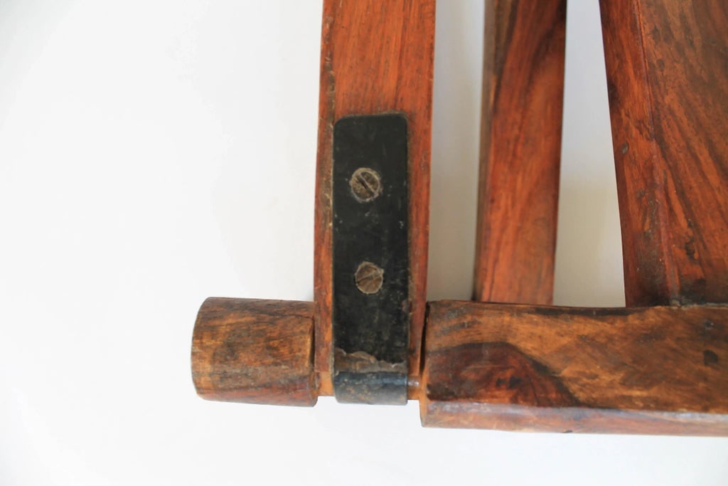 Vintage Danish Modern Folding Safari Chairs in the Style of Mogens Koch - 8