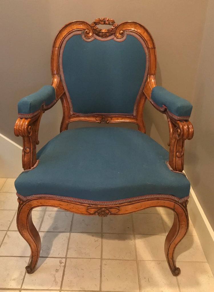 19th Century Louis XVI Style Armchair - 4