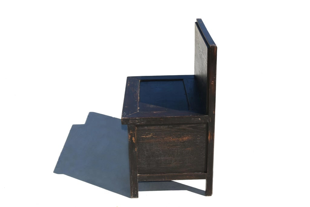 Mid 20th Century Asian Style Chair With Carved Back - 4