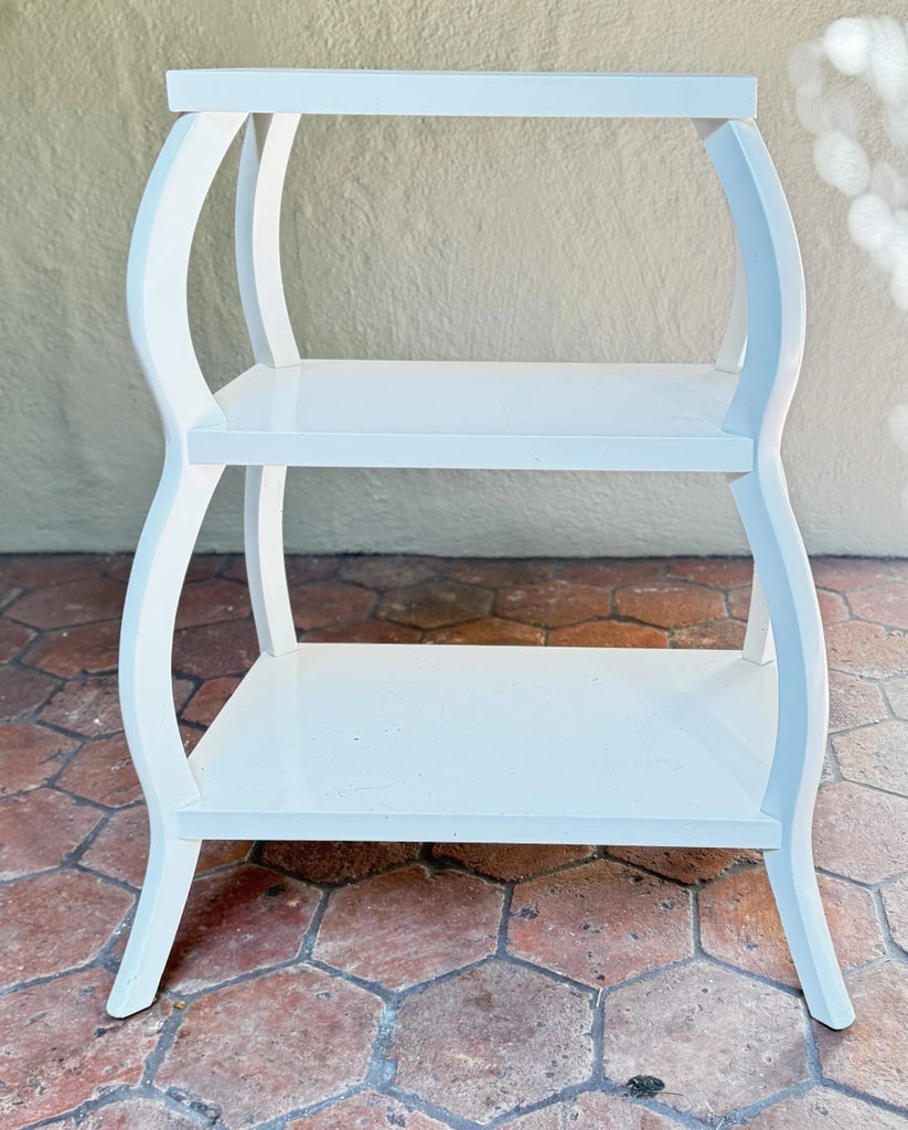 Serena & Lily Small 3-Shelf Side Table - 2