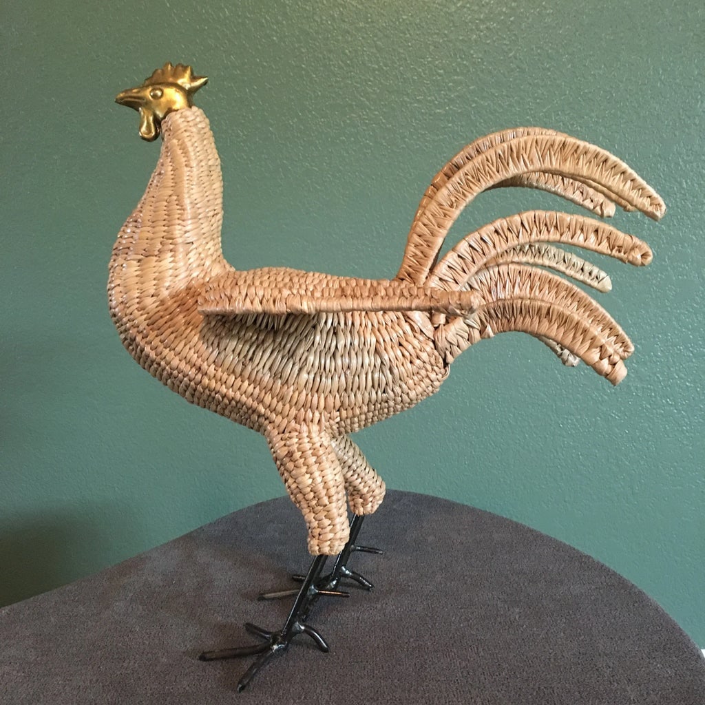 Mario Lopez Torres Vintage Mid-Century Rooster Sculpture - 2