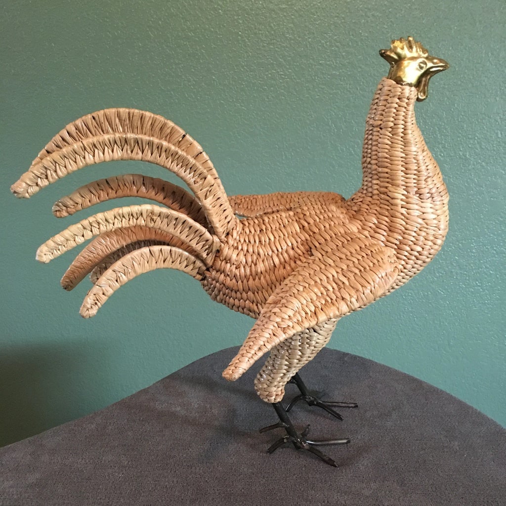 Mario Lopez Torres Vintage Mid-Century Rooster Sculpture - 3