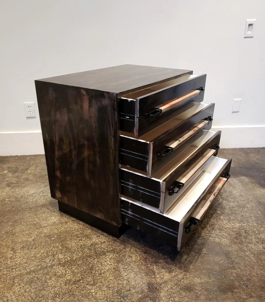 Postmodern Painted Chest of Drawers by Artist Lionel Lamy - 3
