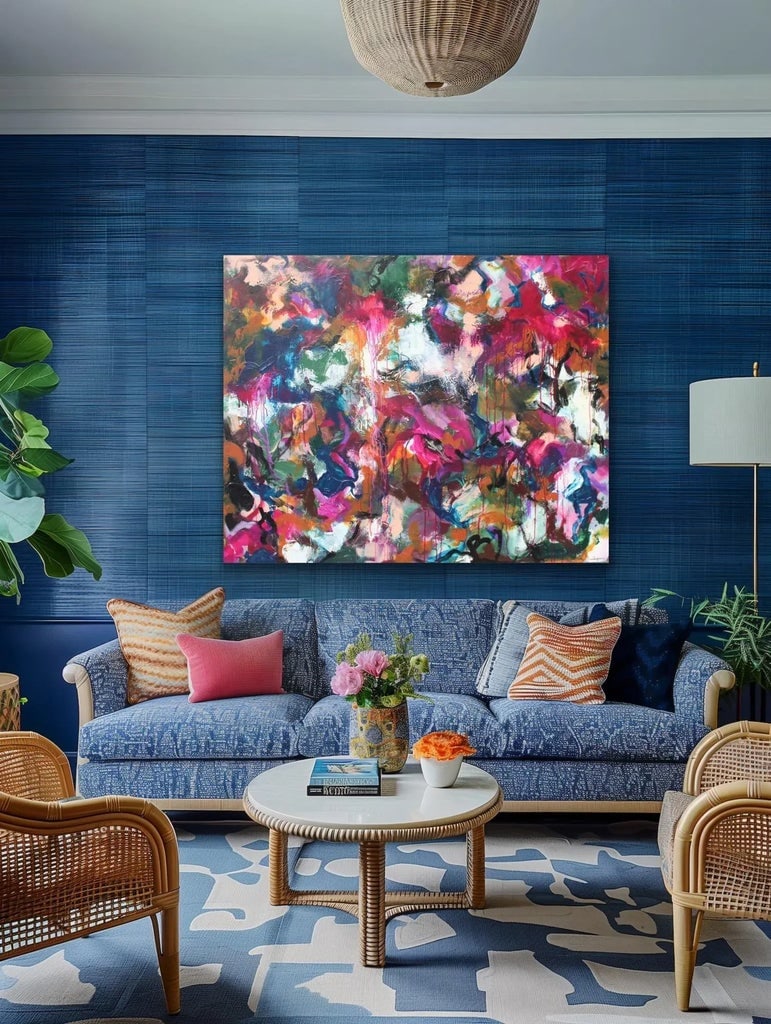"One Hundred Ways" Large Original Abstract Painting by Lisa Finlayson - 2