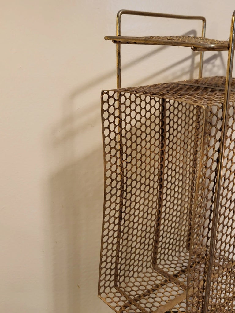1960s Vintage Brass Ashtray and Record/Magazine Holder - 7