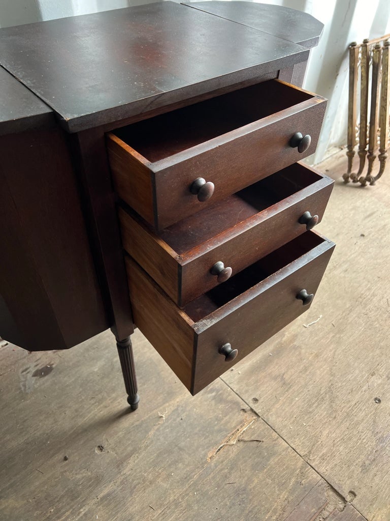 1920s Martha Washington 3 Drawer Sewing Cabinet - 7
