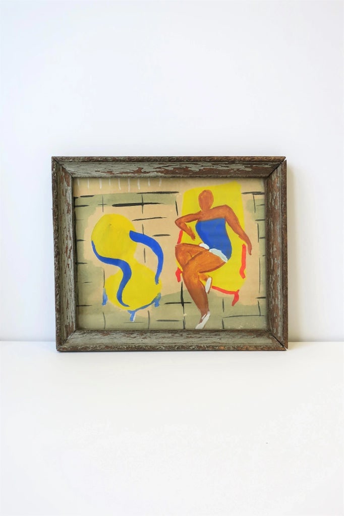 Modern Figurative Painting, Framed, Circa Early 20th Century - 2