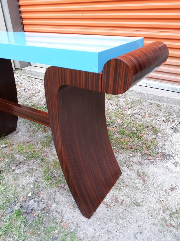 1970s Mid Century Modern Signed Decca Console Table - 2