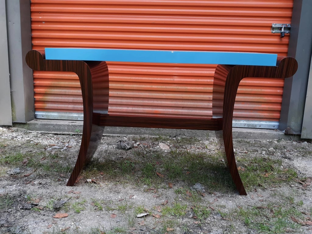 1970s Mid Century Modern Signed Decca Console Table - 7