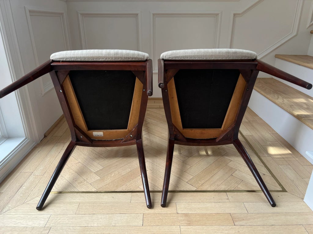 Pair of Filigree Side Chairs by Ernst Martin Dettinger, Germany, 1950s - 7