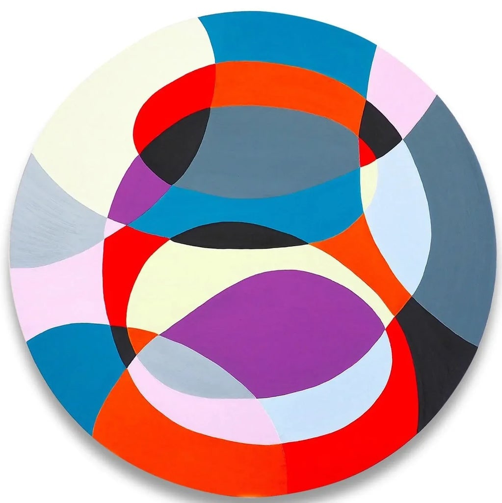 Jessica Snow "Pink Link", Painting - 2