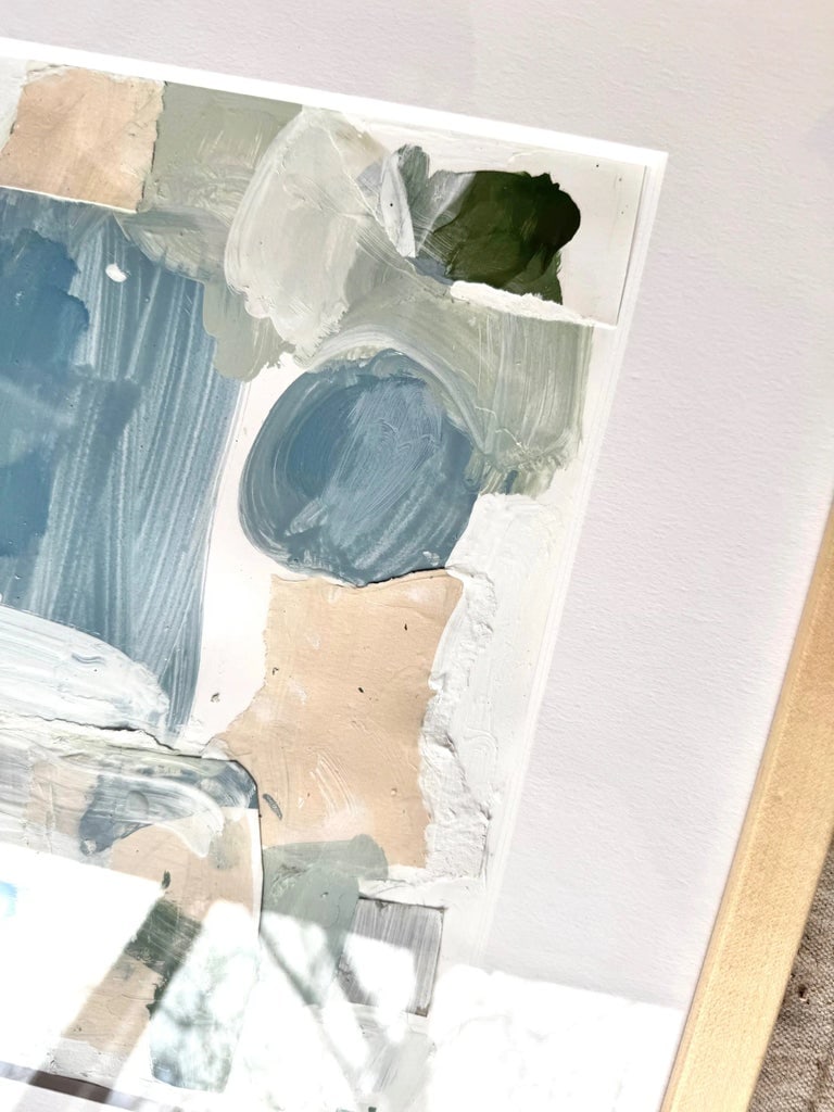 Original Framed Collage - "Building Blocks Ii" - 4