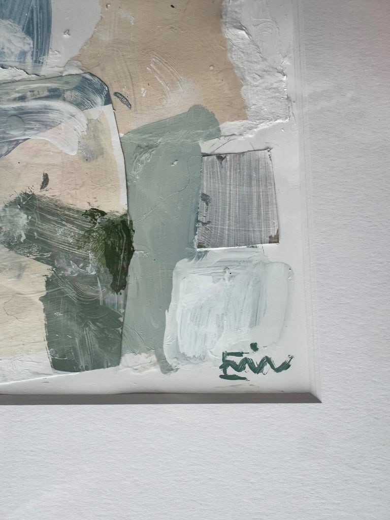 Original Framed Collage - "Building Blocks Ii" - 7