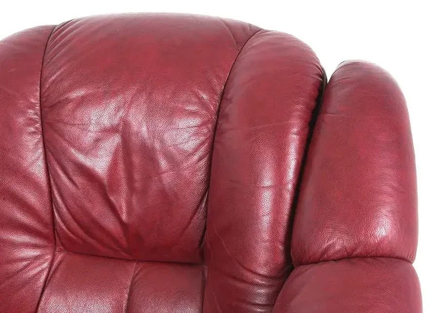 Pair Leather Lounge Chairs Scandinavian Mid Century Modern - 7
