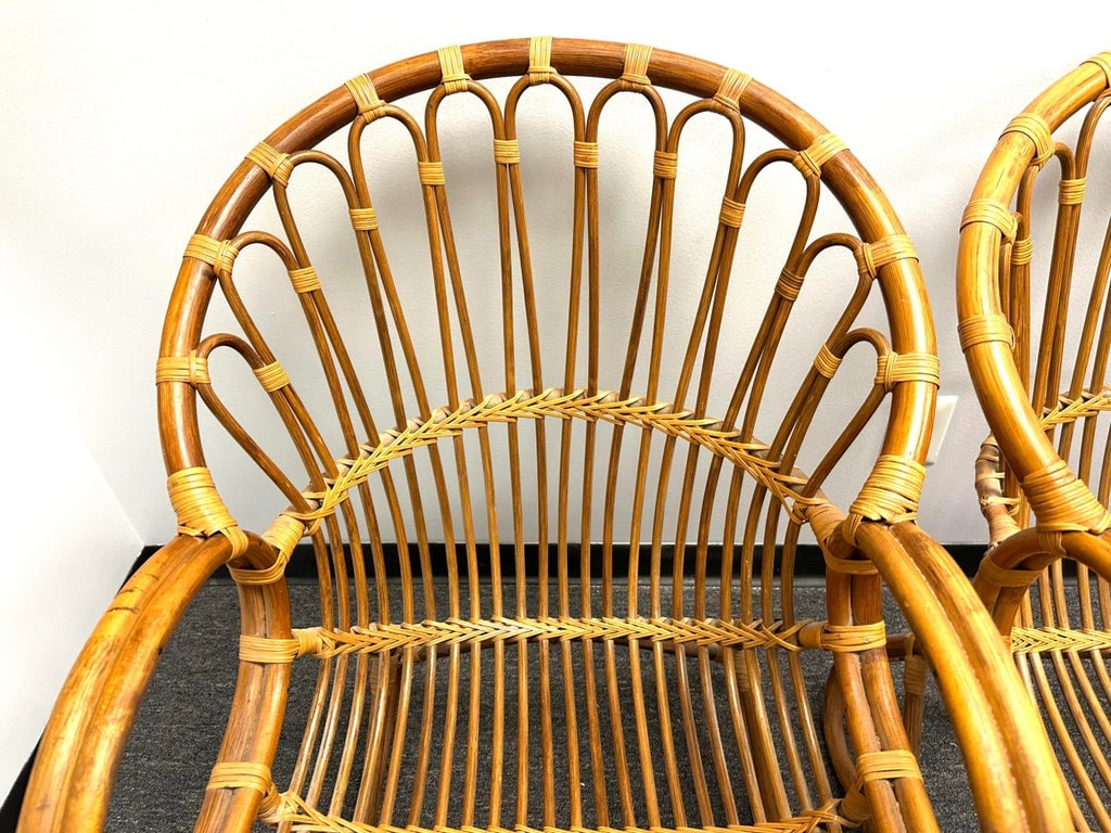 Pair of Vintage Franco Albini Scoop Chairs - 6