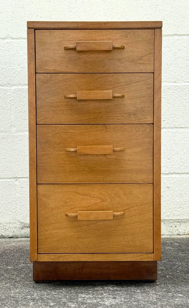 1930s Eliel Saarinen Designed 4 Drawer Nightstand by the Johnson Furniture Co - 2