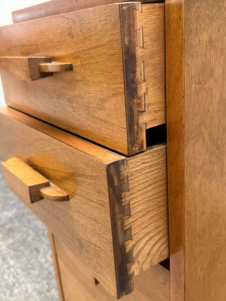 1930s Eliel Saarinen Designed 4 Drawer Nightstand by the Johnson Furniture Co - 7