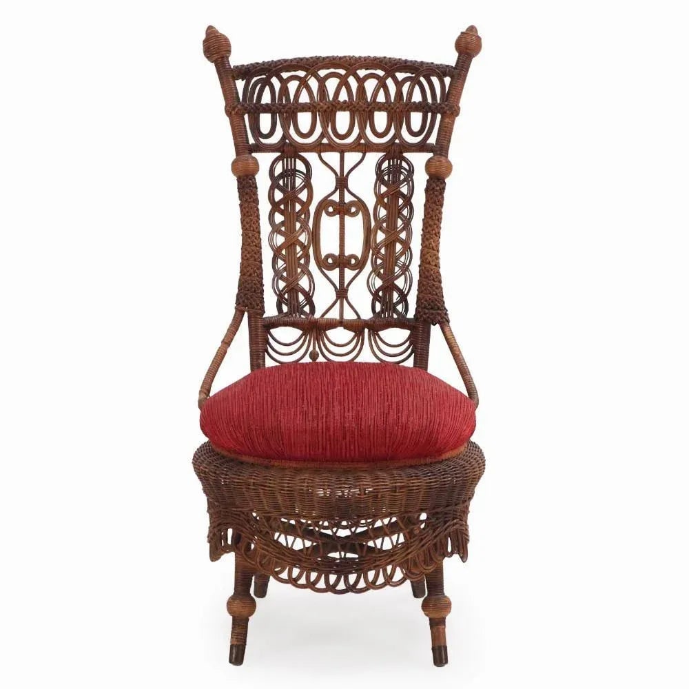 A Heywood Wakefield Wicker Chair, C. 1890. - 2