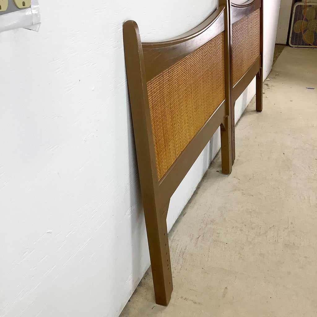 Mid-Century Cane Front Headboard- Twin - 7