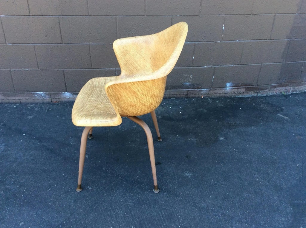 Vintage Fiberglass Swivel Chair - 4