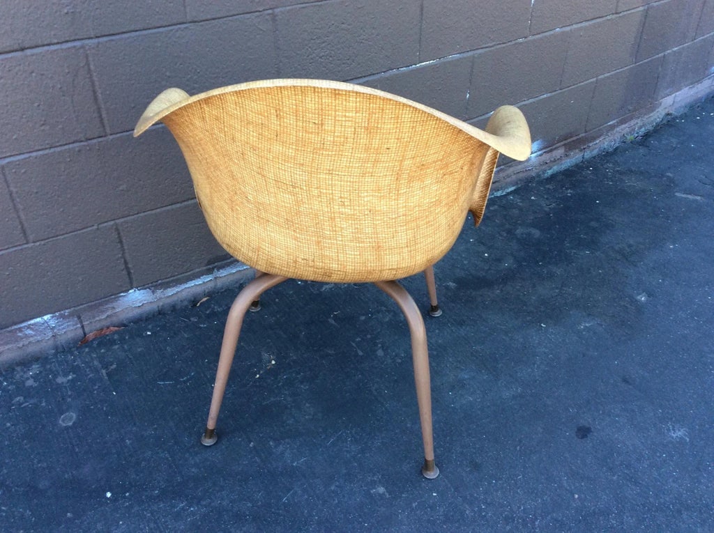 Vintage Fiberglass Swivel Chair - 6