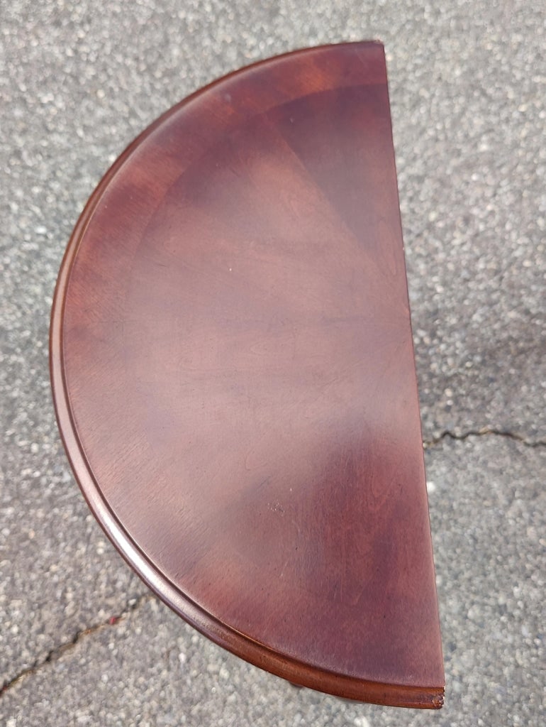 Vintage Half Moon Console Table - 2