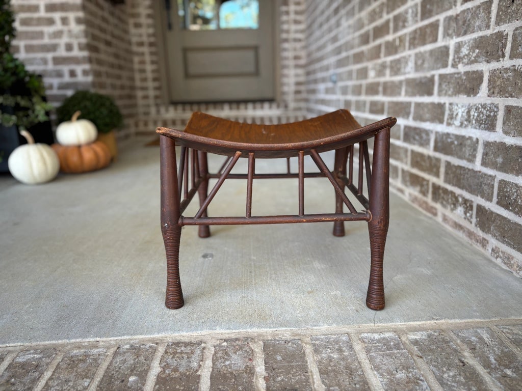 Early 20th Century Egyptian Revival Thebes Stool - 11