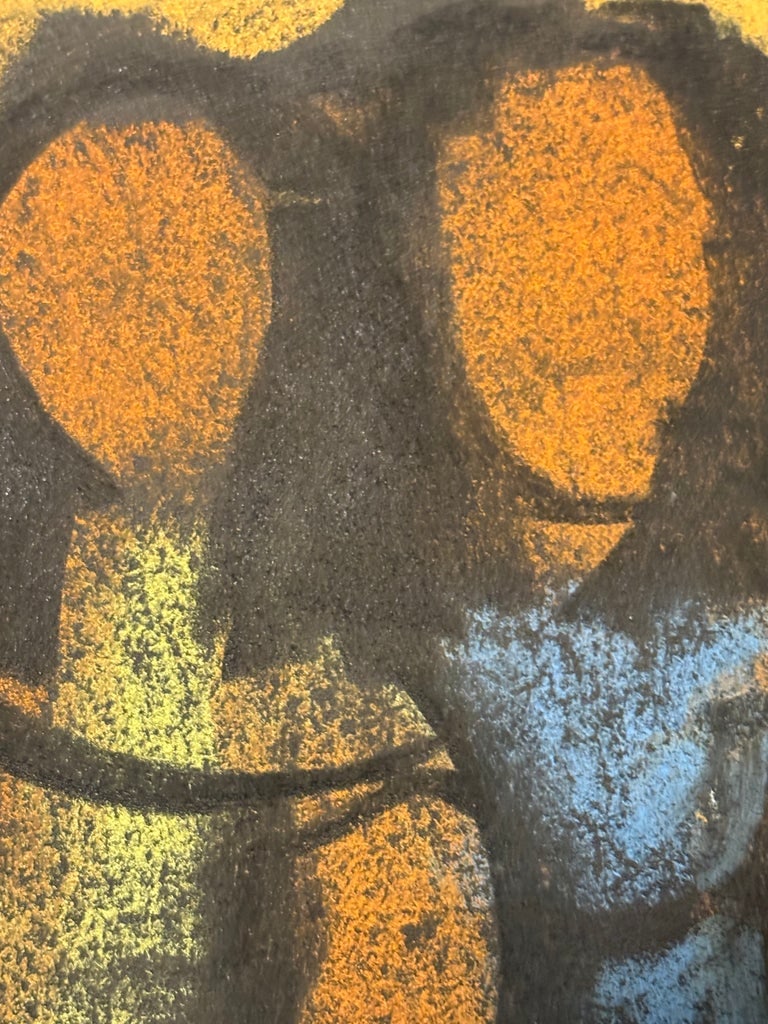 Vintage Painting - Three Figures - 7