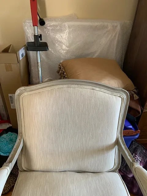 Classic Light Sage Green French Country Bergere Chair - 7