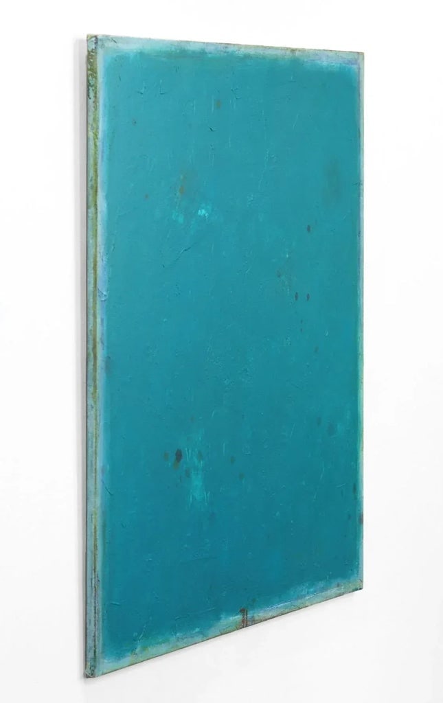 Contemporary Blue Minimalism Painting - Awh 238 - Original Artwork by Bernhard Zimmer - 6